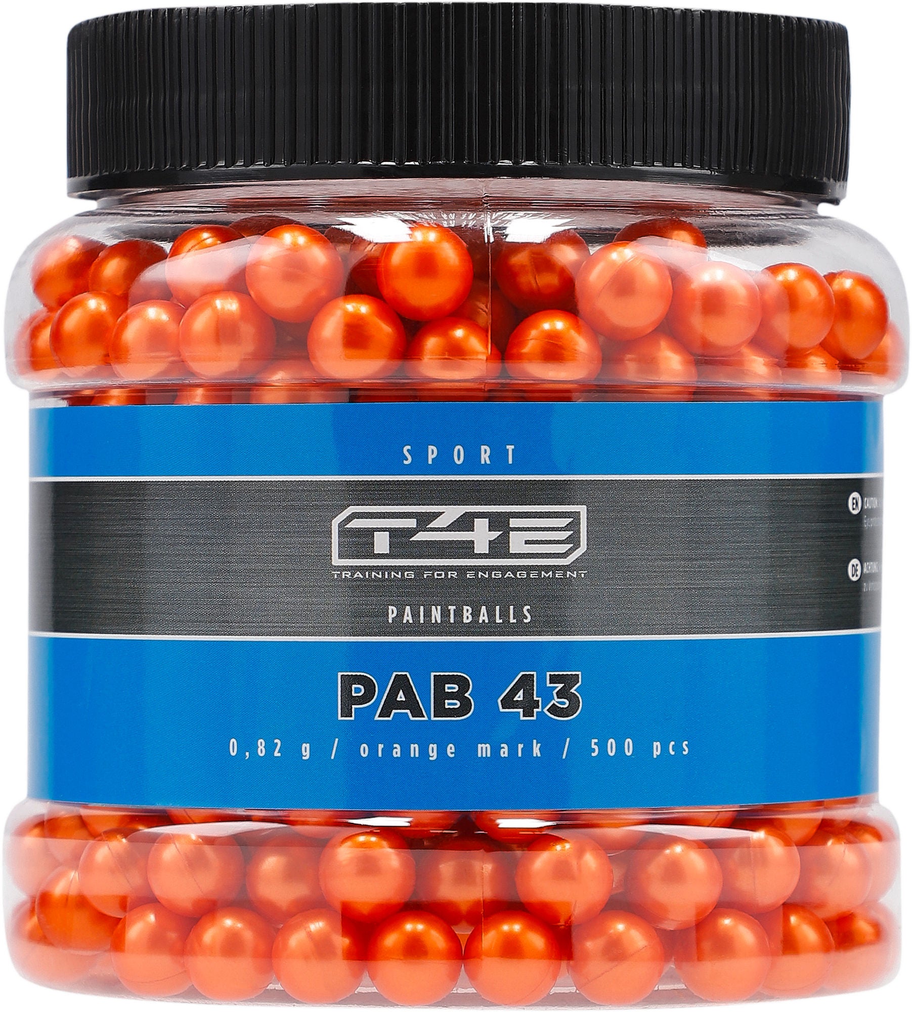 T4E Sport PAB Paintballkugler CAL 43" 500 Stk