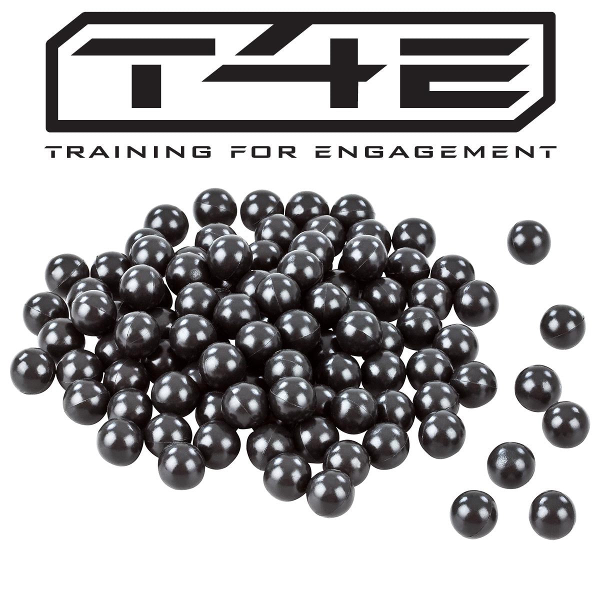 T4E GUMMIKUGLER, Hård, CAL 43" 100 STK 1