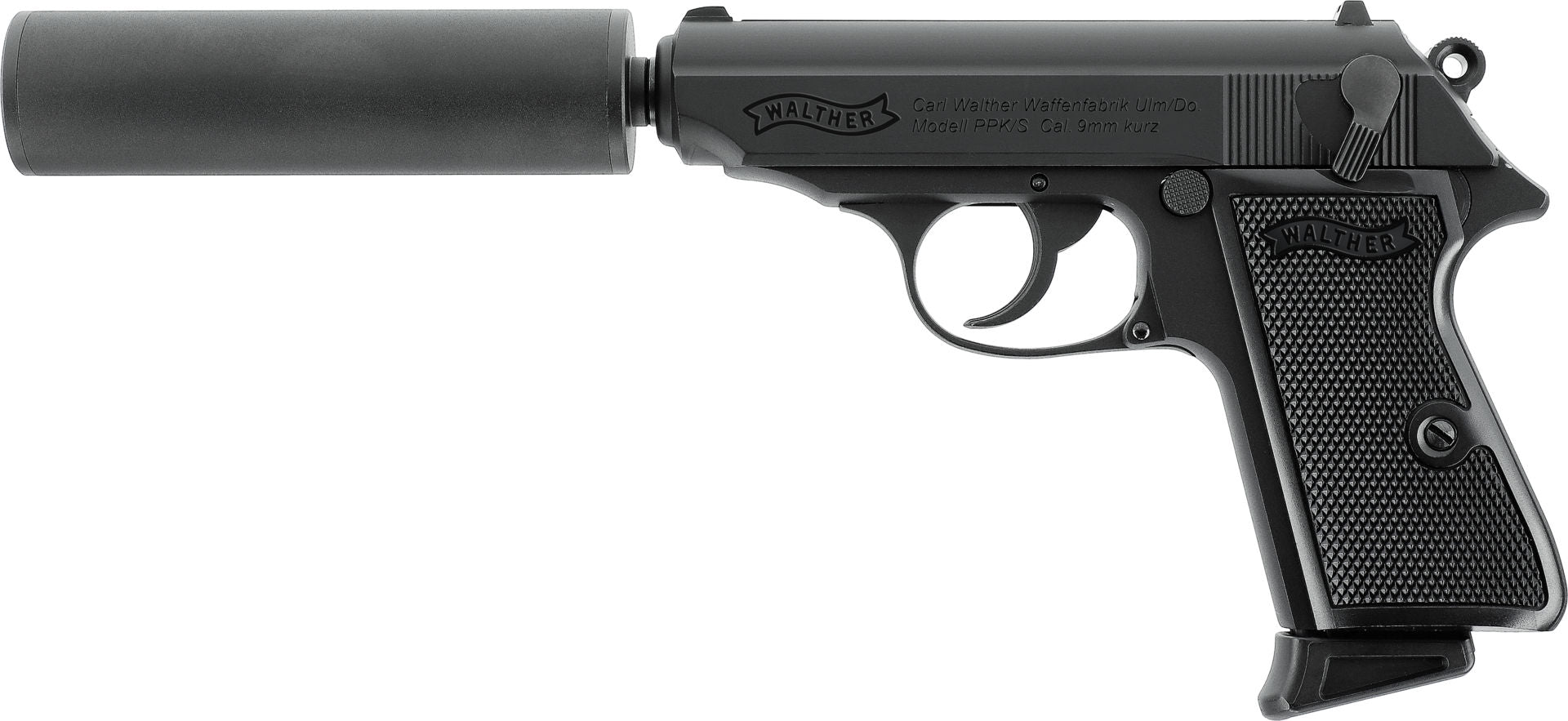 Umarex - Walther PPK/S KIT, Sort, GBB - Gas