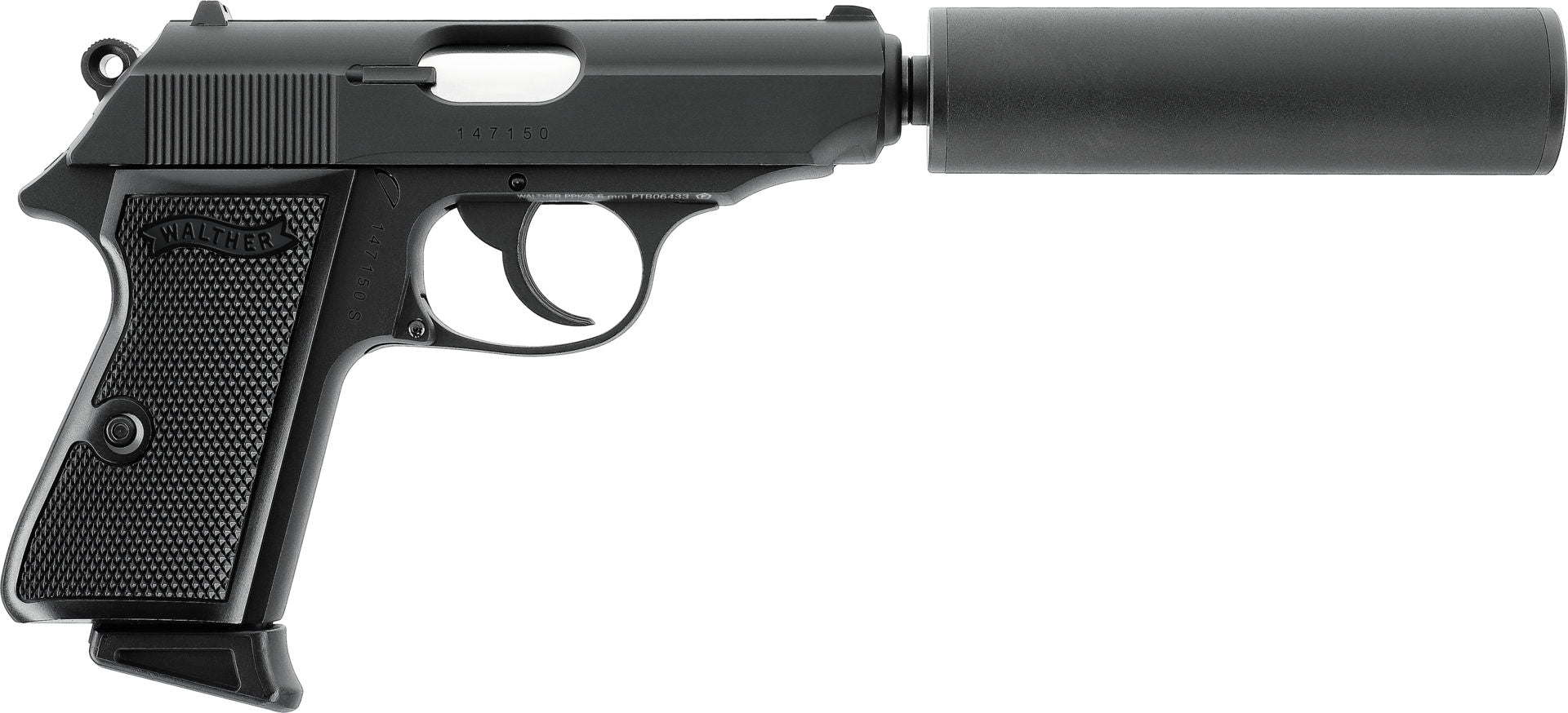 Umarex - Walther PPK/S KIT, Sort, GBB - Gas