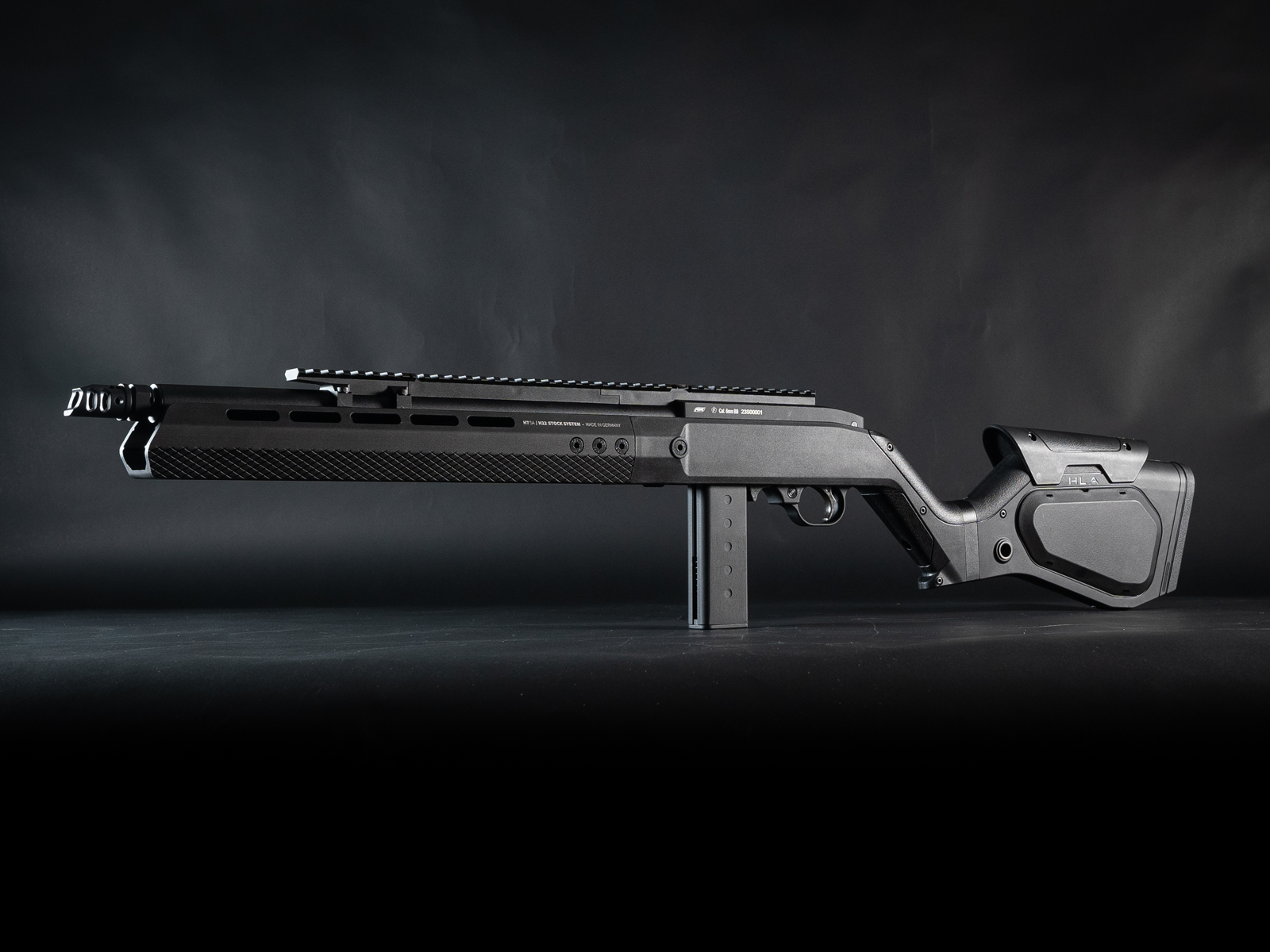 ASG - Hybrid Series H-22 STC, Inkl kuffert, Sort, GBB, Gas 5