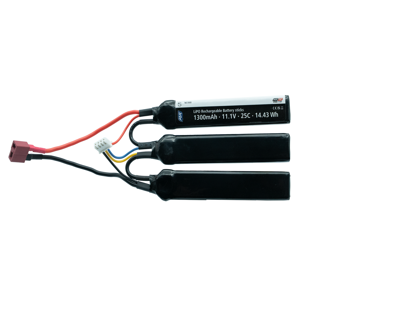 Li-Po 11,1V 1300mAh, 25C, Gen.2, Crane stock, Batteri, T-Plug