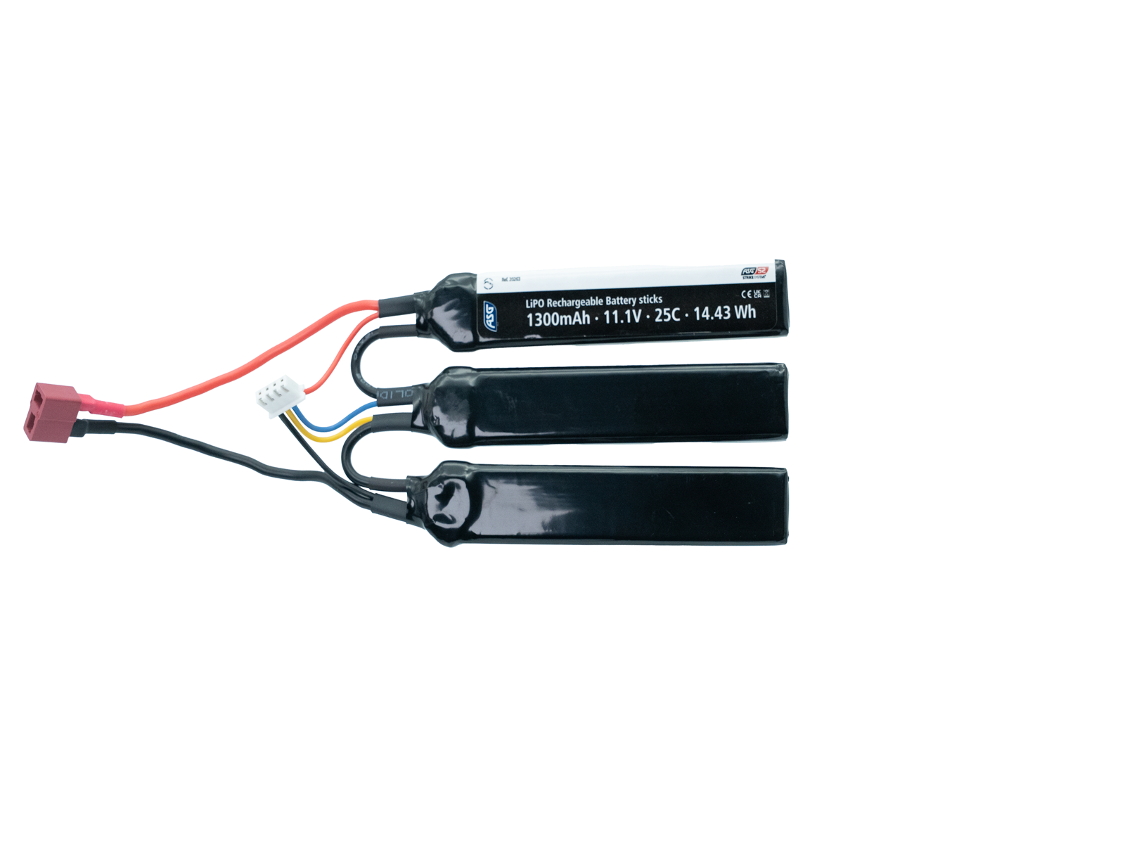 Li-Po 11,1V 1300mAh, 25C, Gen.2, Crane stock, Batteri, T-Plug