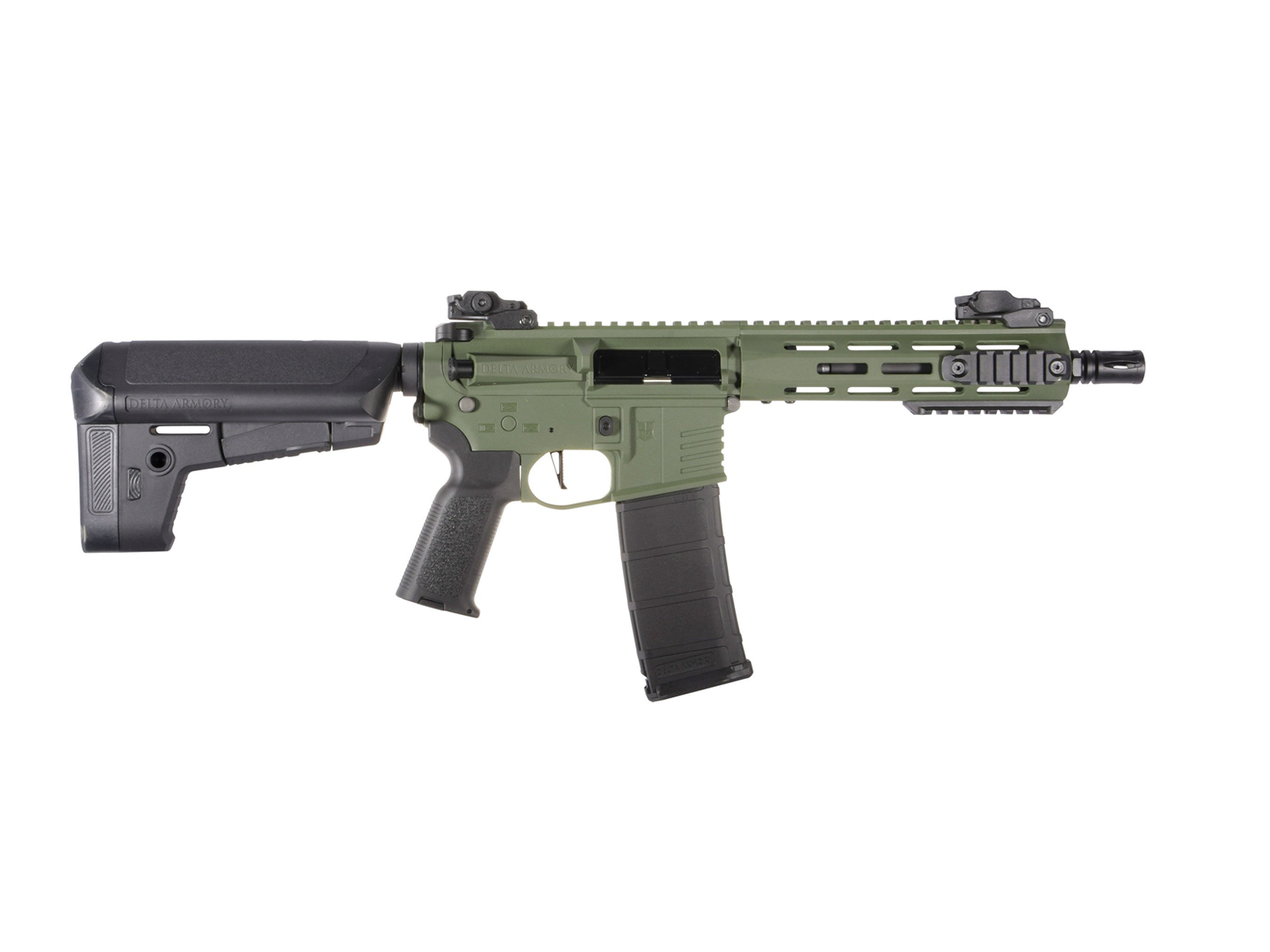 Delta Armory - M4 AR15 M-LOK 8", SportLine, Oliven