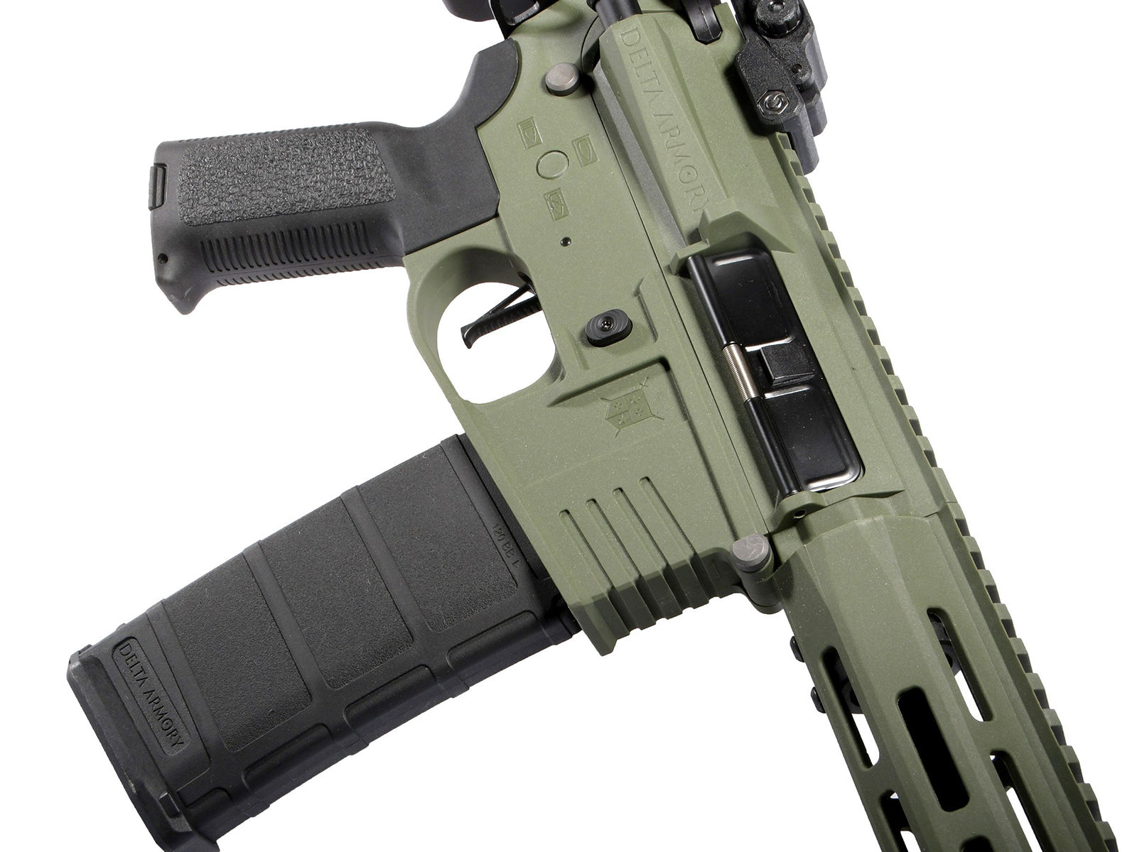 Delta Armory - M4 AR15 M-LOK 10" Charlie, SportLine, Oliven