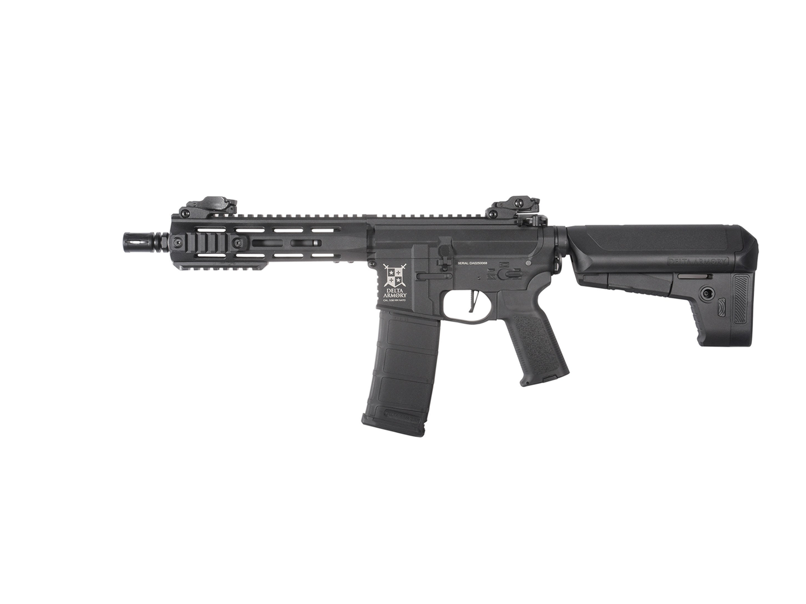 Delta Armory - M4 AR15 M-LOK 8", SportLine, Sort
