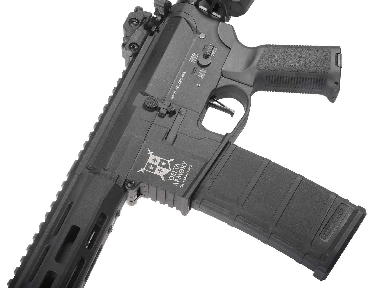 Delta Armory - M4 AR15 M-LOK 8", SportLine, Sort