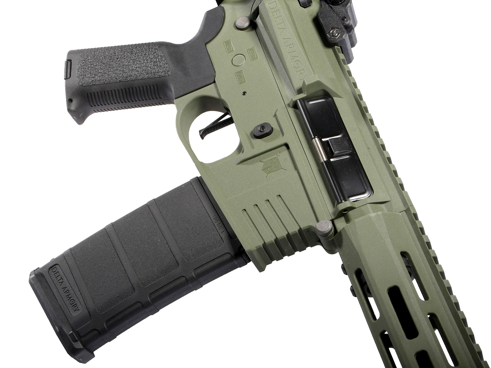 Delta Armory - M4 AR15 M-LOK 8" Charlie EAGLE, SportLine, Oliven