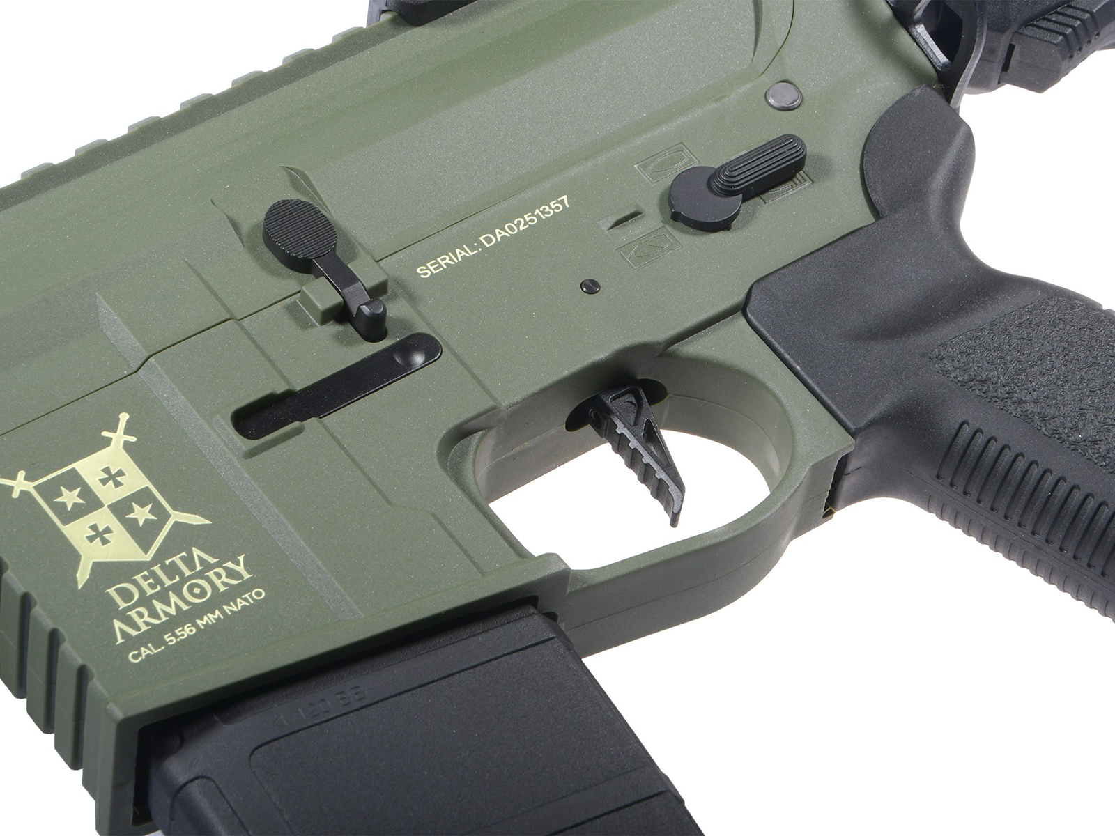 Delta Armory - M4 AR15 M-LOK 8" Charlie EAGLE, SportLine, Oliven