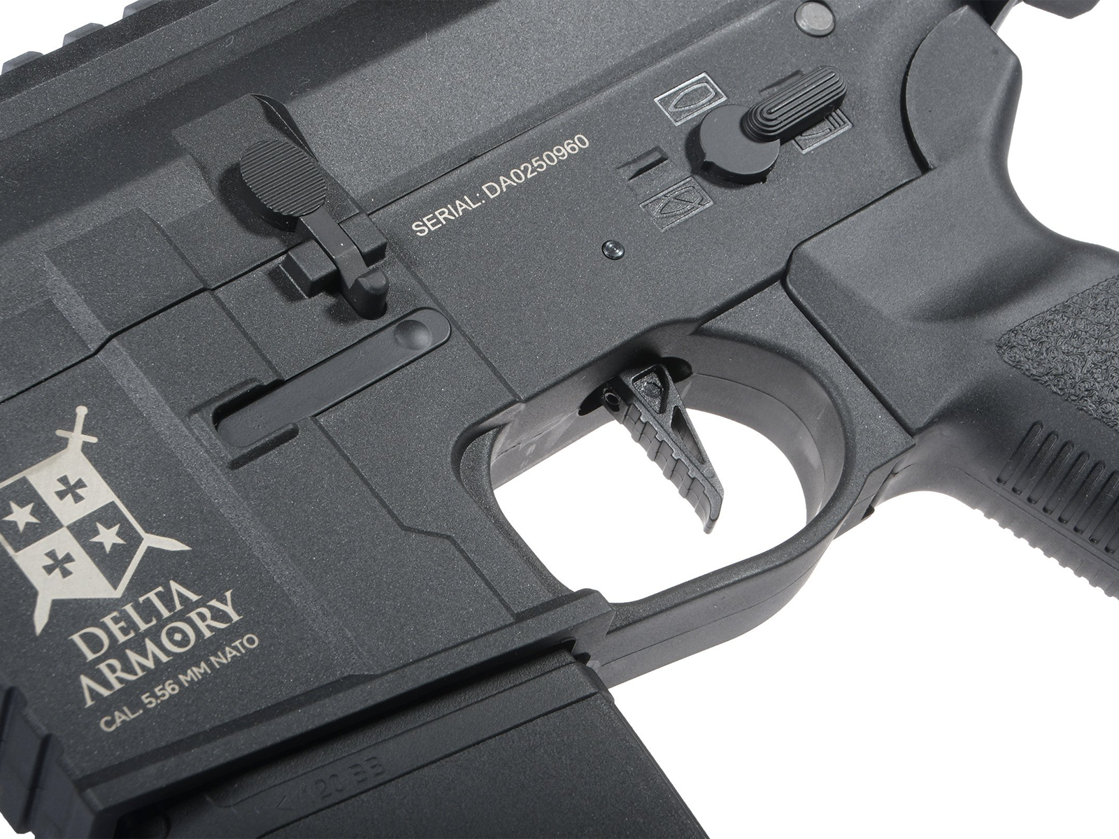 Delta Armory - Eagle M4 AR15 M-LOK 10" Charlie Eagle, SportLine, Sort