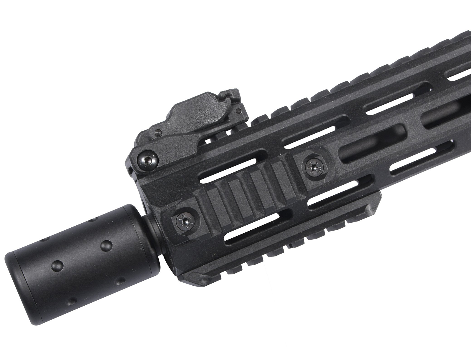 Delta Armory - M4 AR15 M-LOK 10" SilentOps Charlie, SportLine, Sort