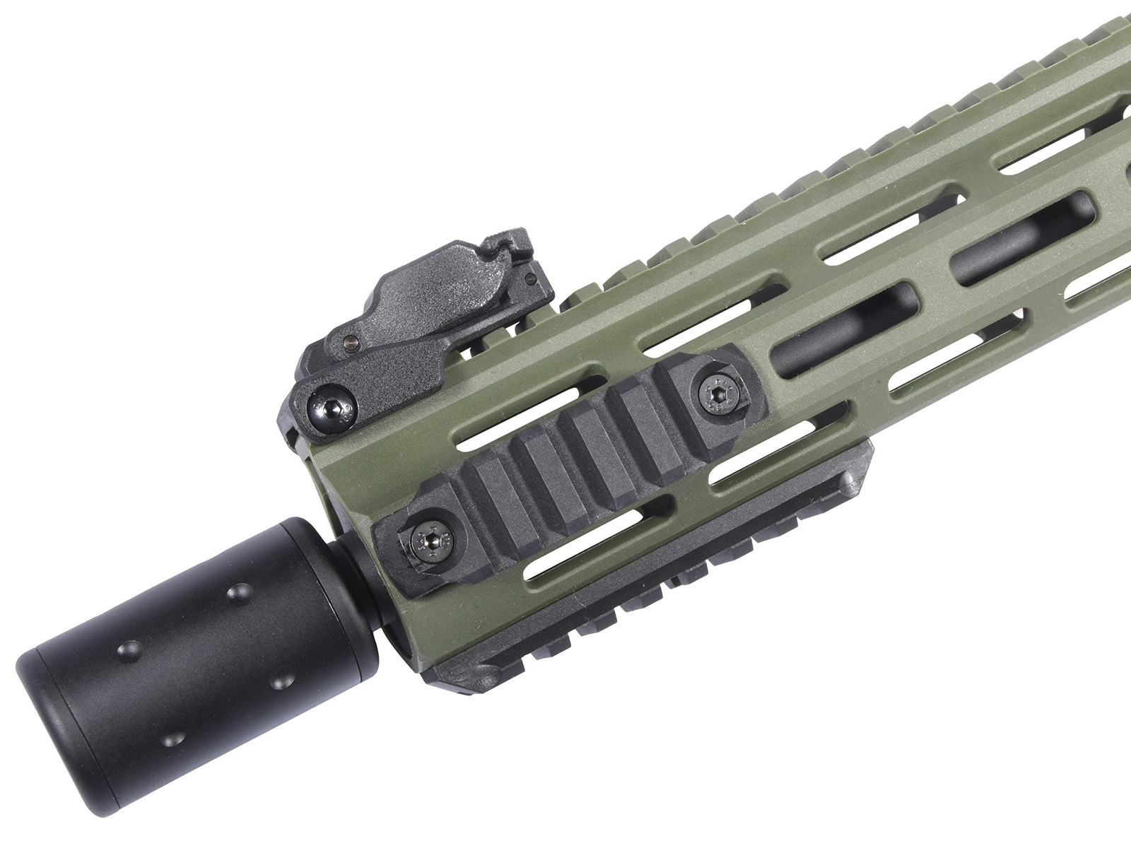 Delta Armory - M4 AR15 M-LOK 10" SilentOps Charlie, SportLine, Oliven