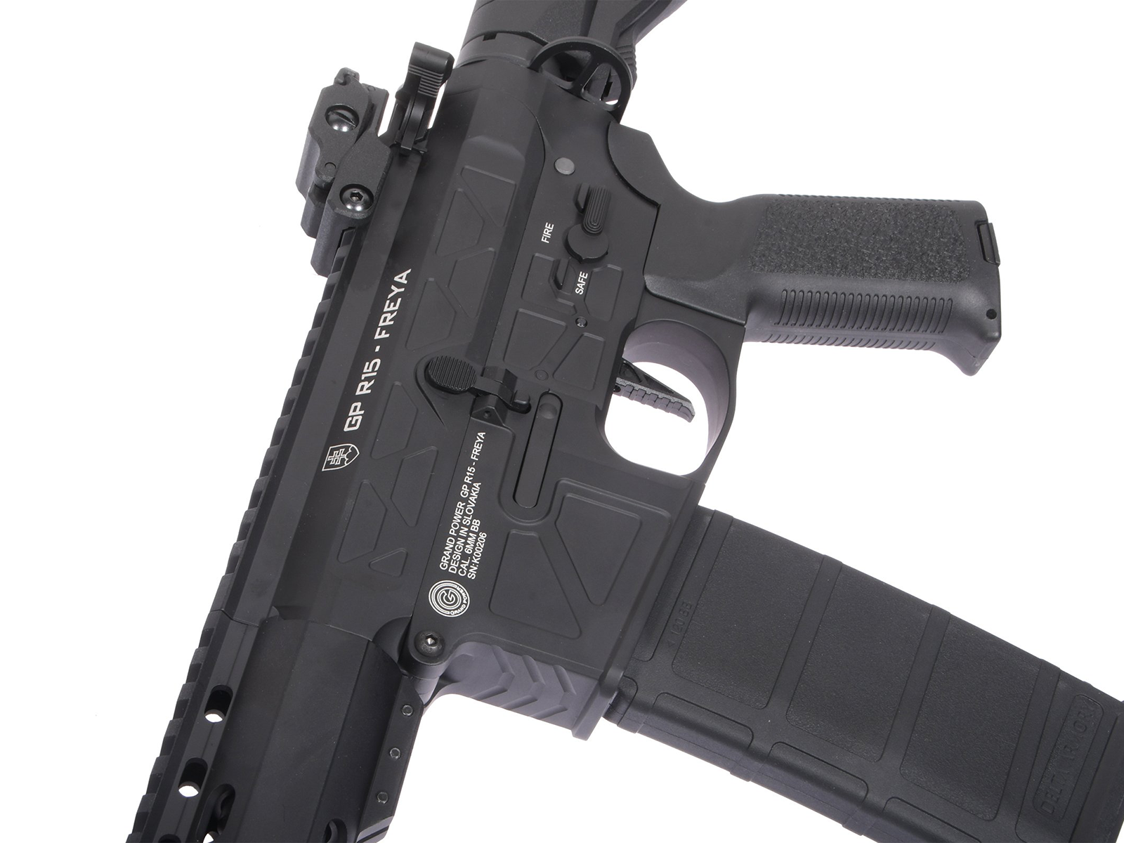 Delta Armory - FREYA R15 SilentOps DMR, ProLine, Sort