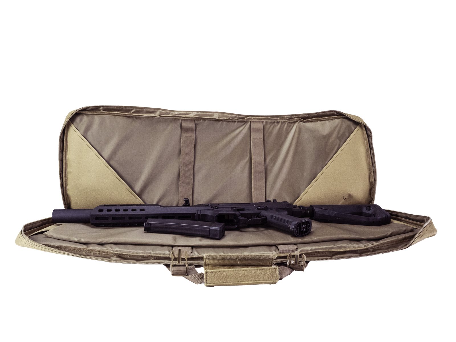 Strike Systems Tactical Dobbelt Geværtaske, L:92 - B:30 - H:7, Tan