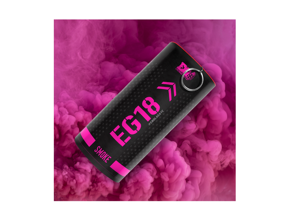 Enola Gaye - EG18 Røggranat / Smoke Grenade, Pink