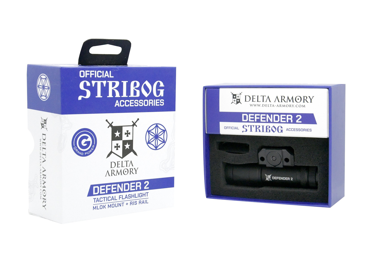 Delta Armory Stribog tactical flashlight/Lygte defender 2