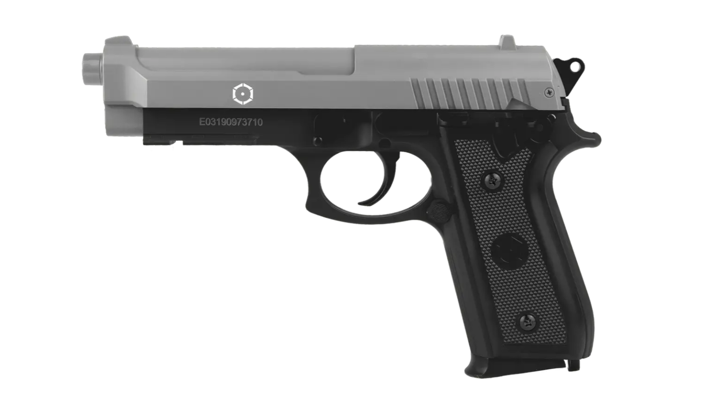 Cybergun - PT92, Dual Tone Silver Black, Metal Slide 1