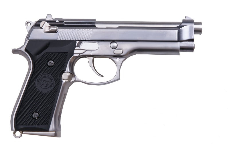 WE - M92, Full Metal, sølv, GBB - Gas. 4