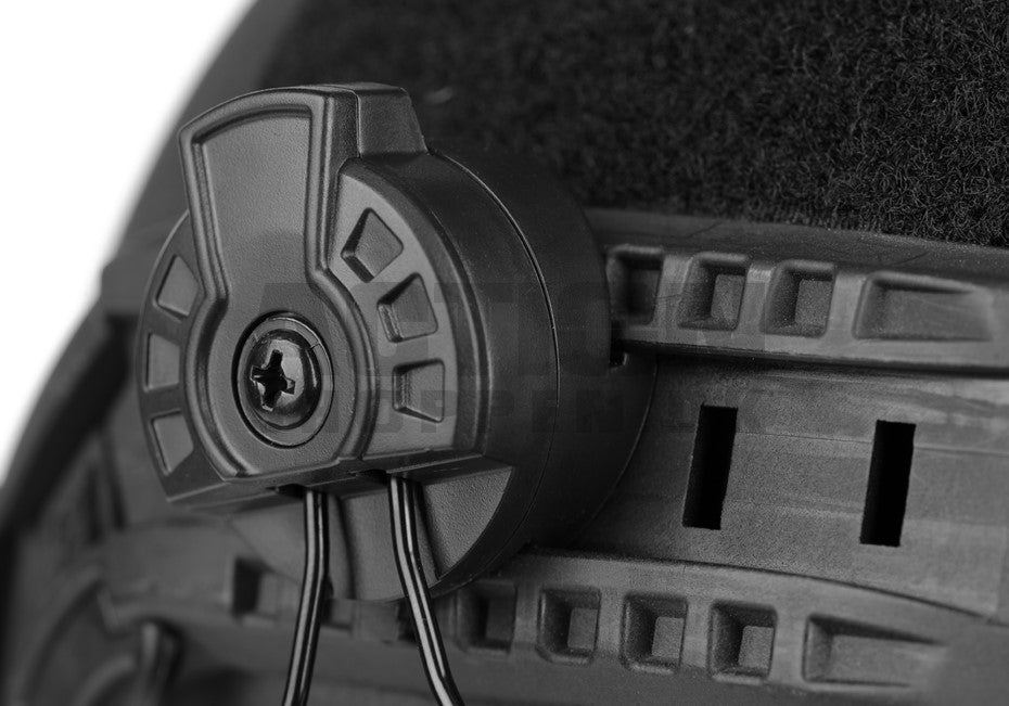 EARMOR - Taktisk headset "M32H MOD3" med hjelmadapter, Sort 5