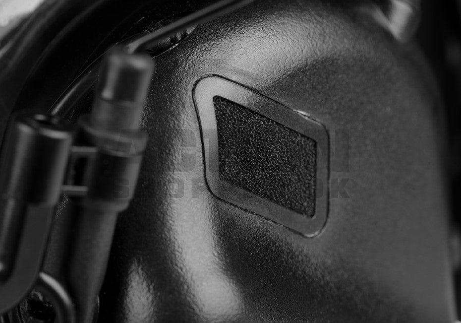 EARMOR - Taktisk headset "M32H MOD3" med hjelmadapter, Sort 6