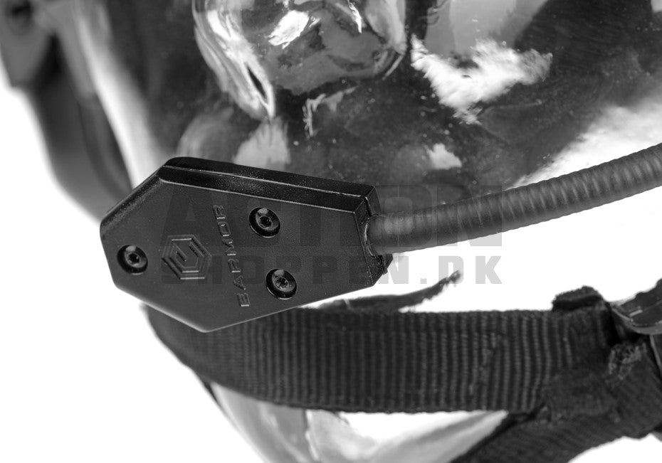 EARMOR - Taktisk headset "M32H MOD3" med hjelmadapter, Sort 7