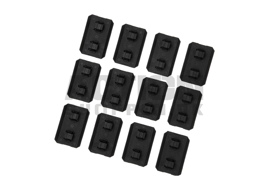 M-lok Rail Covers 12 stk Sort 2
