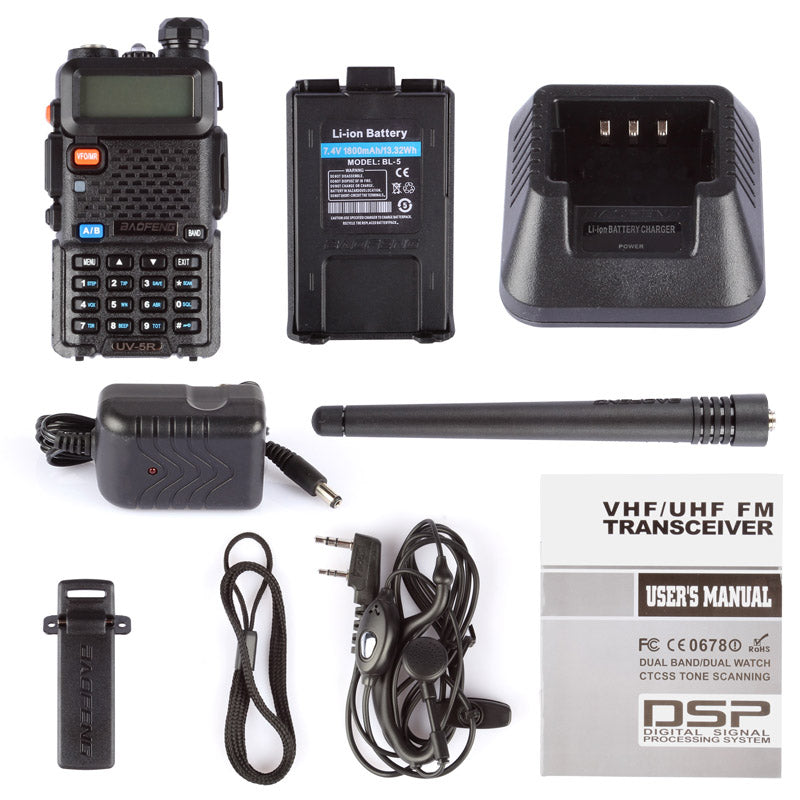 Baofeng Radio UV-5R 5W Dual Band 9