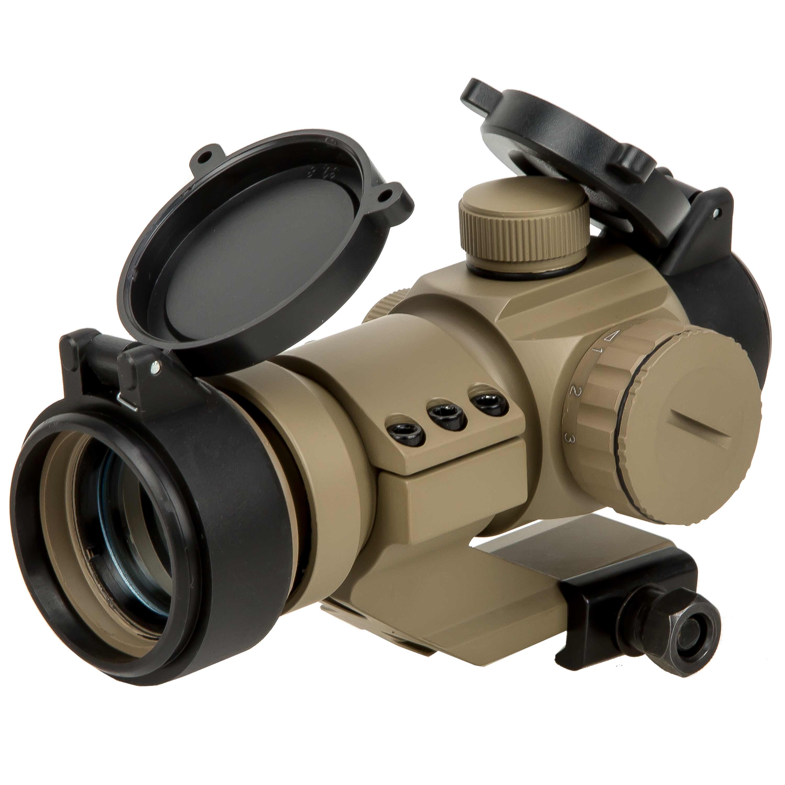 M3 Dotsigte 5x rød/Grøn, Ø30 mm, m. flip up cover, Desert 1