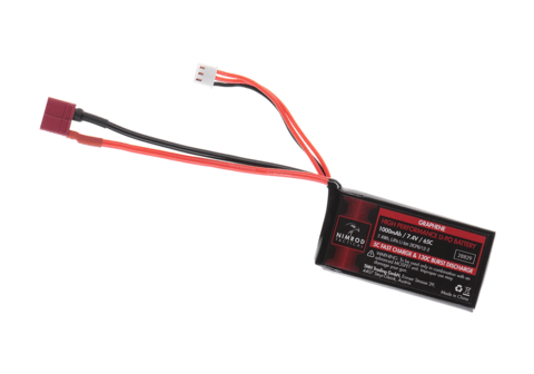 Li-Po 7,4V 1800mAh, 65C, Batteri 1