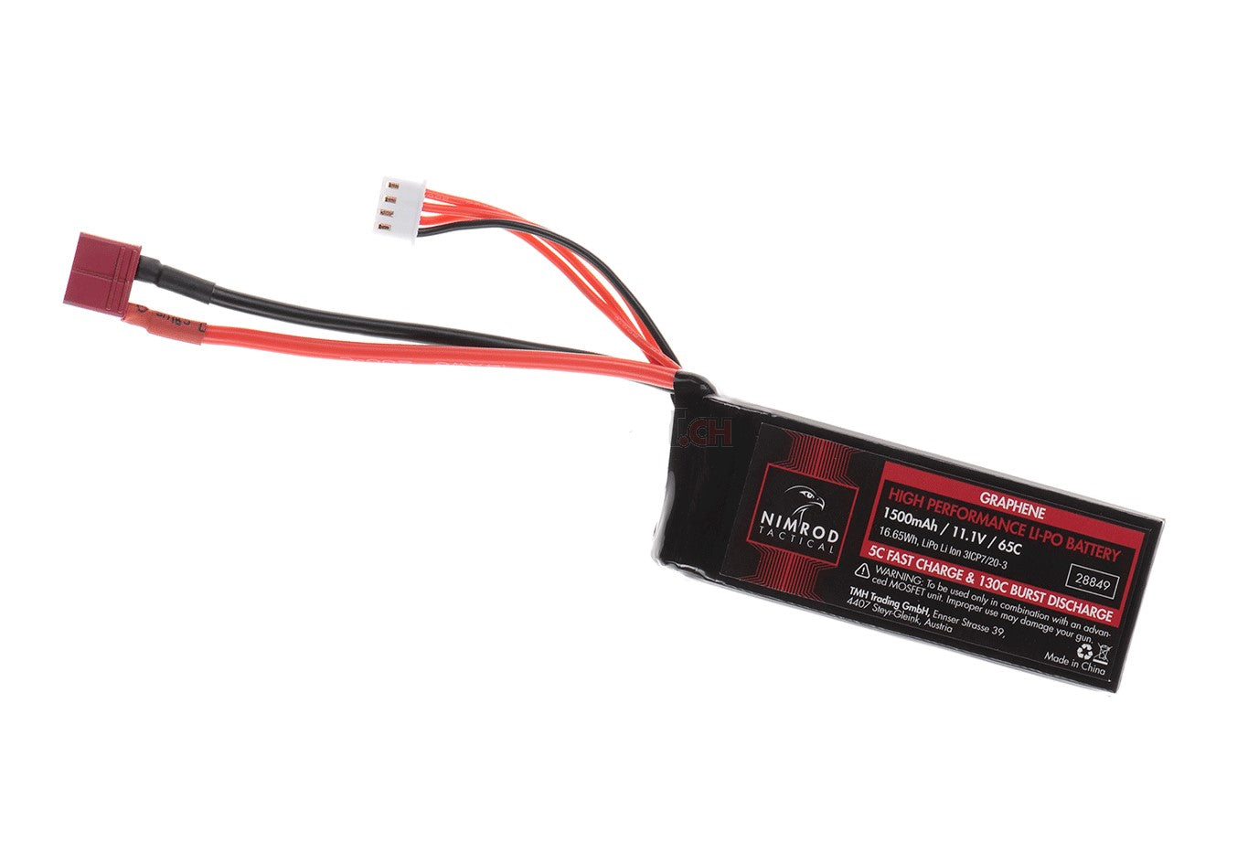 Li-Po 11,1V 1500mAh, 65C, Batteri 1