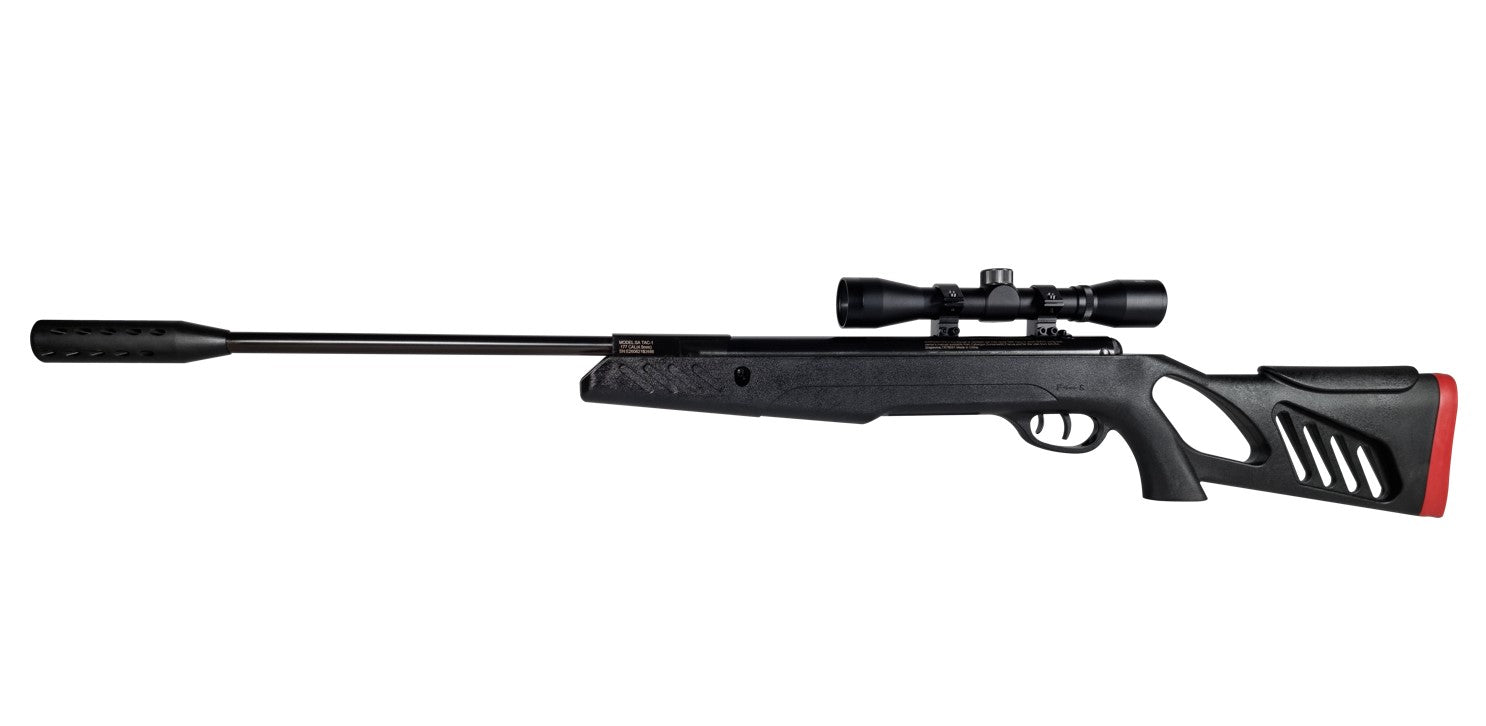 Swiss Arms - TAC1 Nitrogen Sort/Rød, 4x32 kikkert, luftgevær, 4,5mm (Cal.177) 1