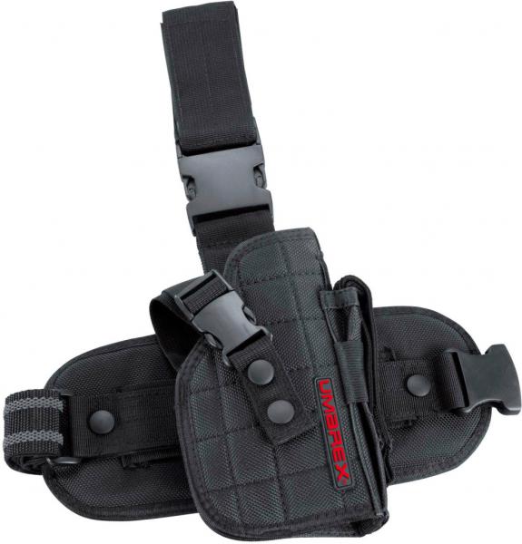 Lårhylster til pistol, højre, sort 1