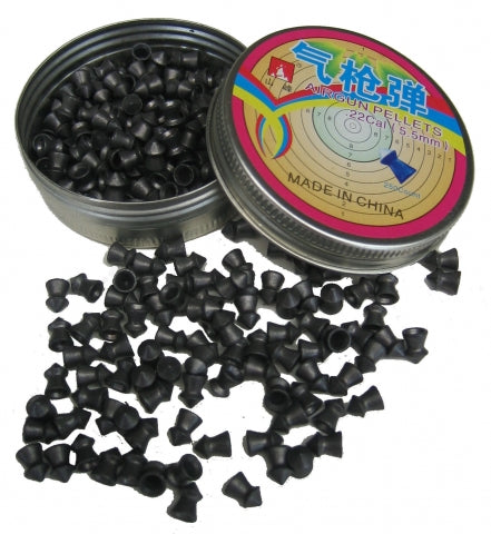 Spids hagl 250 stk 5,5mm(cal.22) (kina) 1