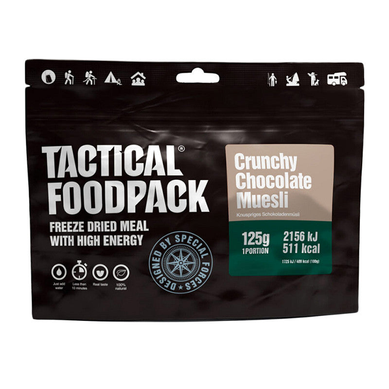 Tactical Foodpack Crunchy Müsli med Chokolade (511 Kcal) 2
