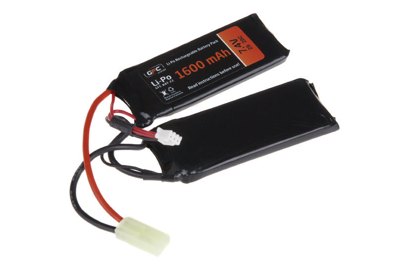 Li-Po 7,4V 1600mAh, 20C, Batteri 1