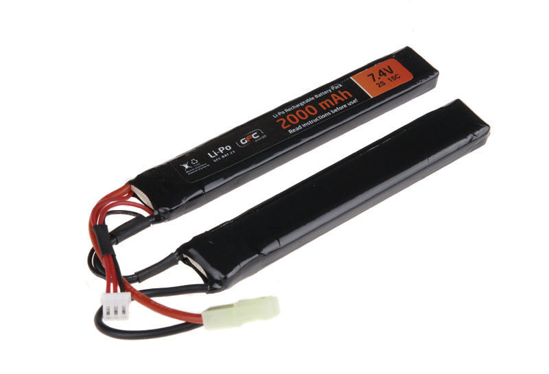 Li-Po 7,4V 2000mAh, 15C, Crane stock, Batteri 1