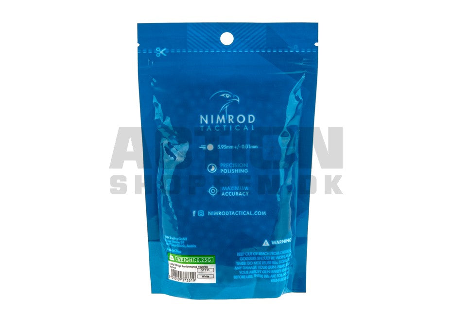 Nimrod - High Performance kugler 0,25 gram 1000 stk. 2