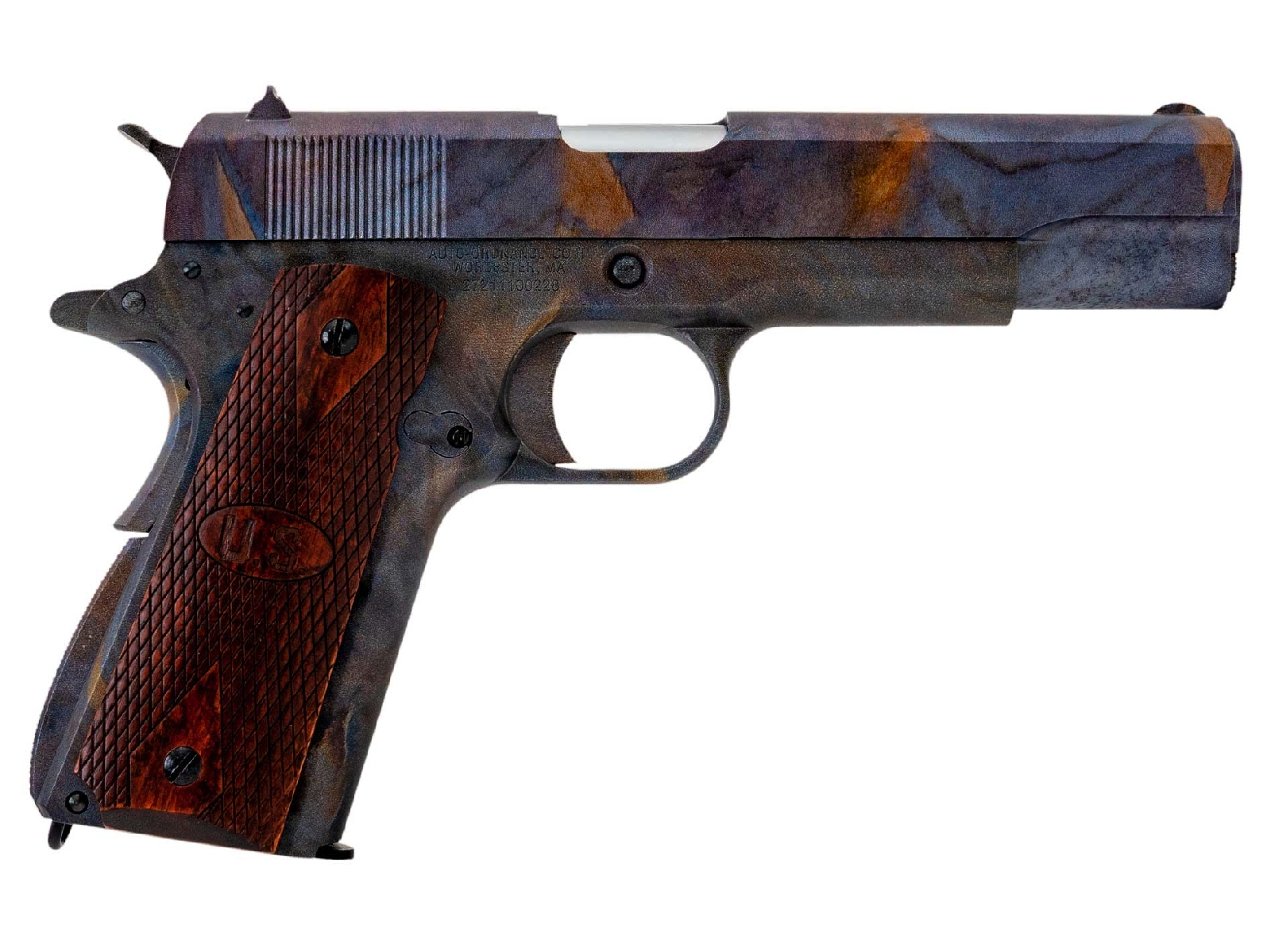 Cybergun - Auto Ordnance 1911 Marble & Wood, Full Metal, GBB - Gas 2