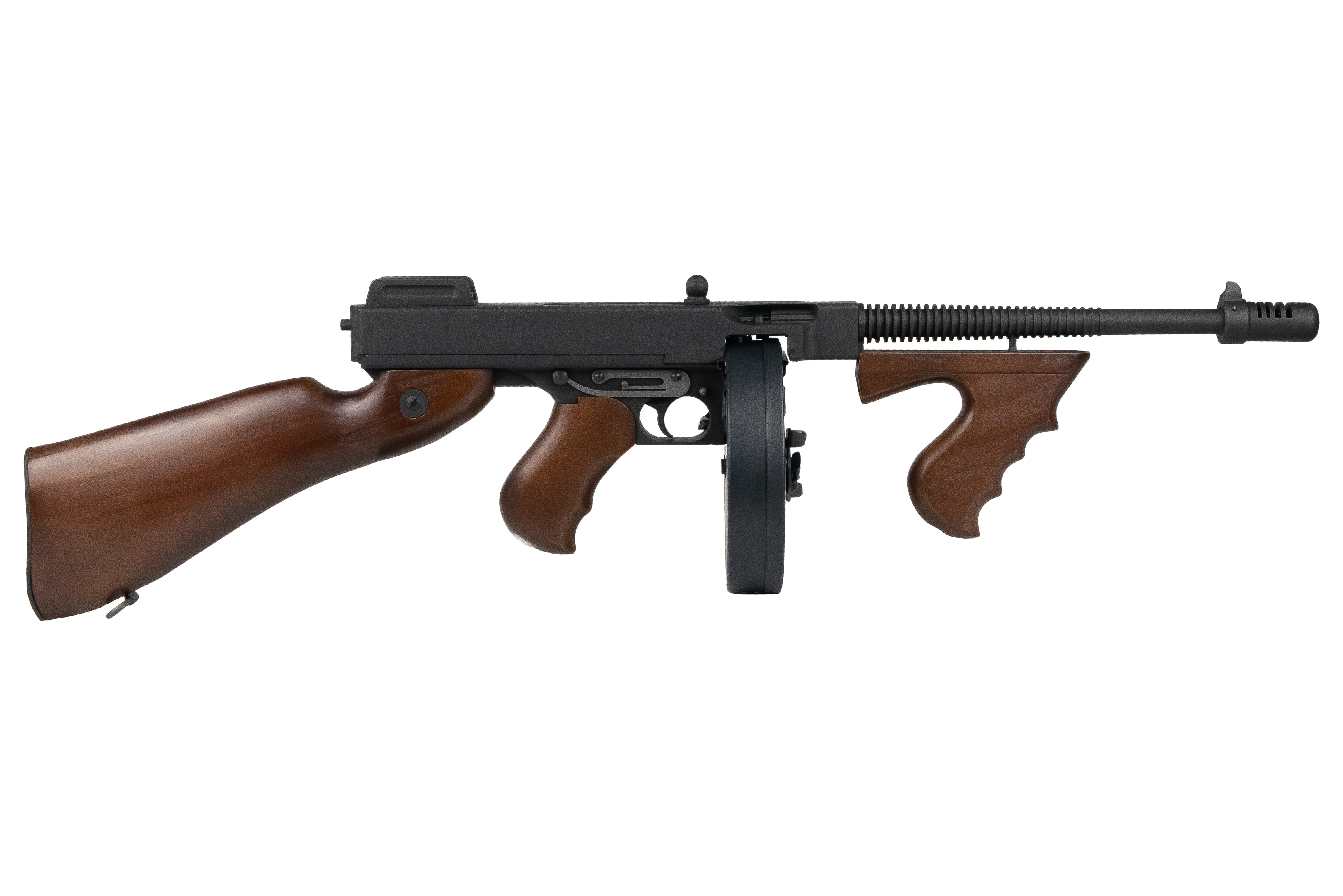 Cybergun - King Arms Thompson 1928, Full metal & ægte træ 2