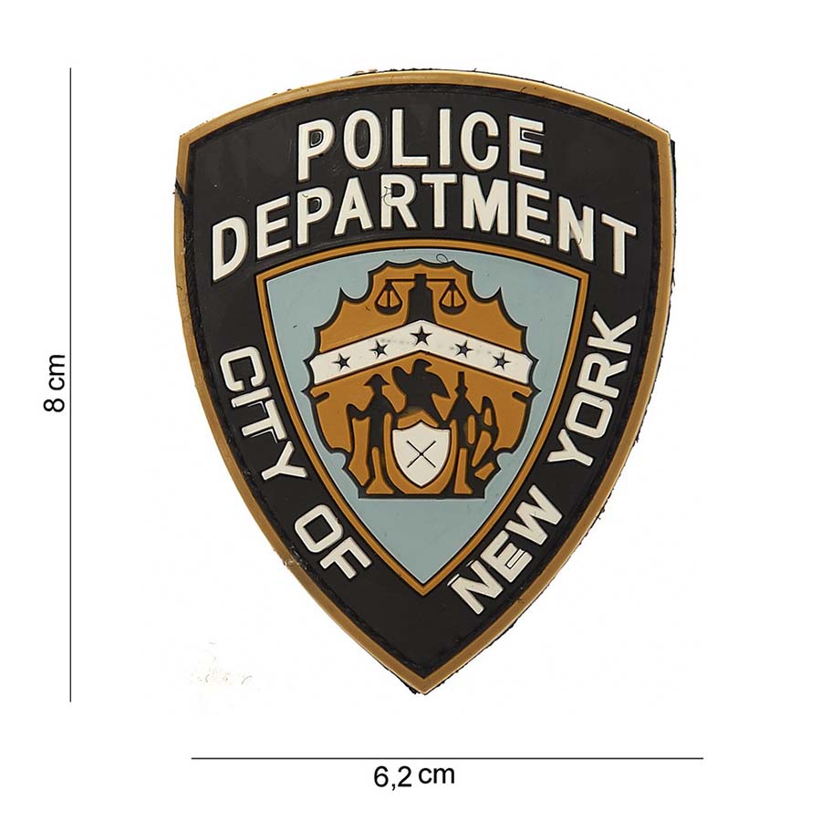 Patch - 3D PVC Police Department 1