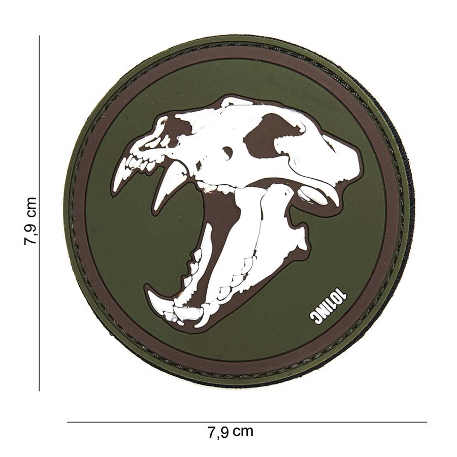 Patch - 3D PVC Sabertooth tiger 1