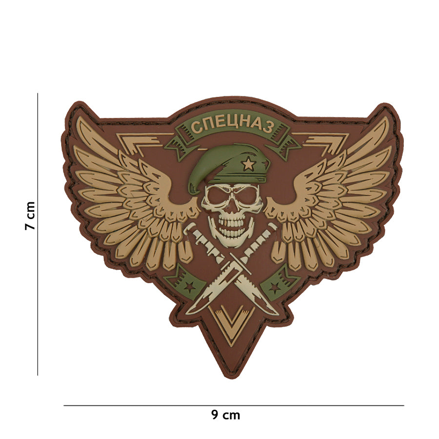 Patch - 3D PVC Spetsnaz skull multi 1