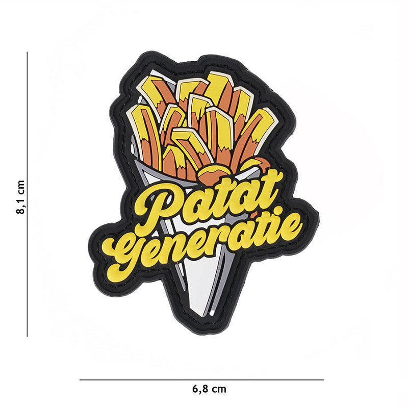 Patch - 3D PVC Patat generatie 1