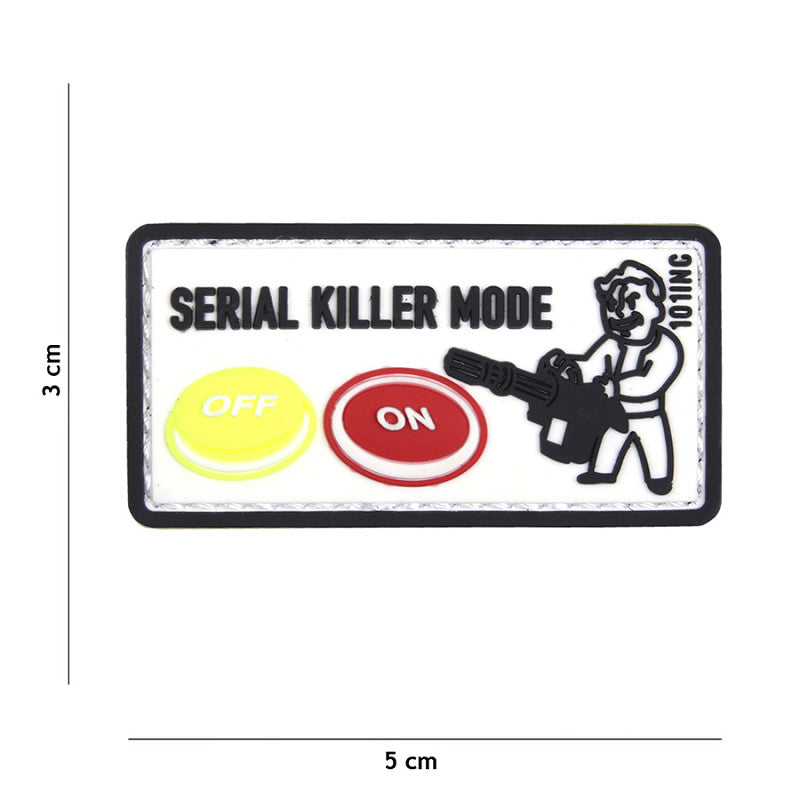 Patch - 3D PVC Serial killer white 1