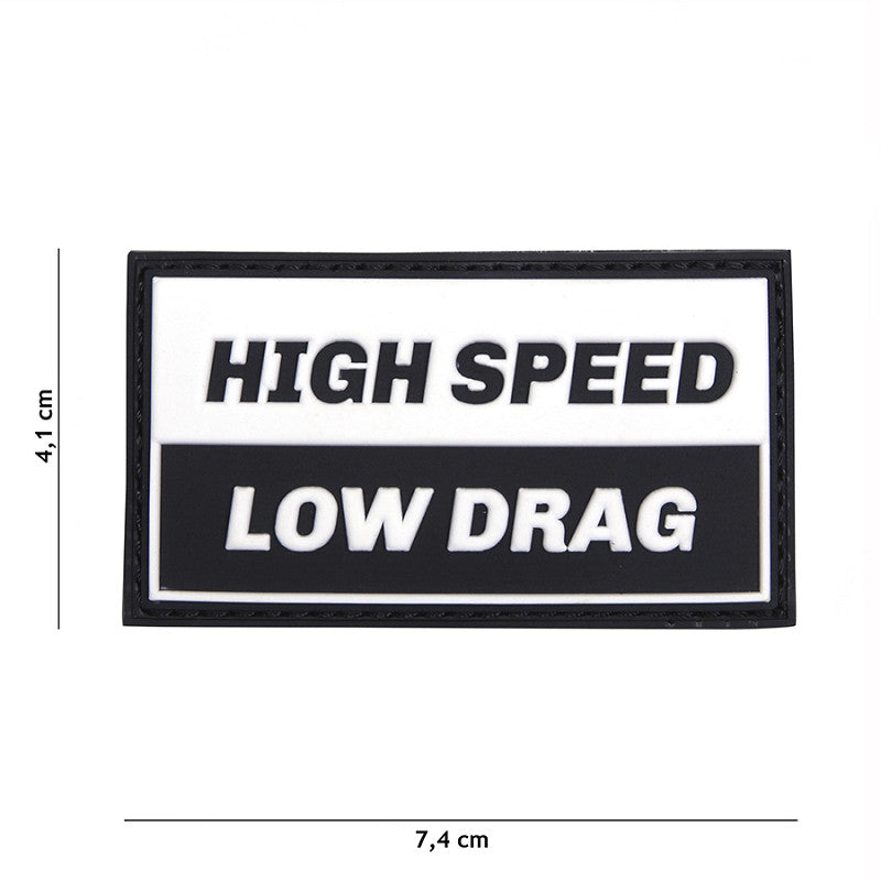 Patch - 3D PVC High speed black 1