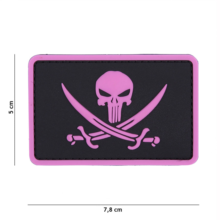 Patch - 3D PVC Punisher pirate 1