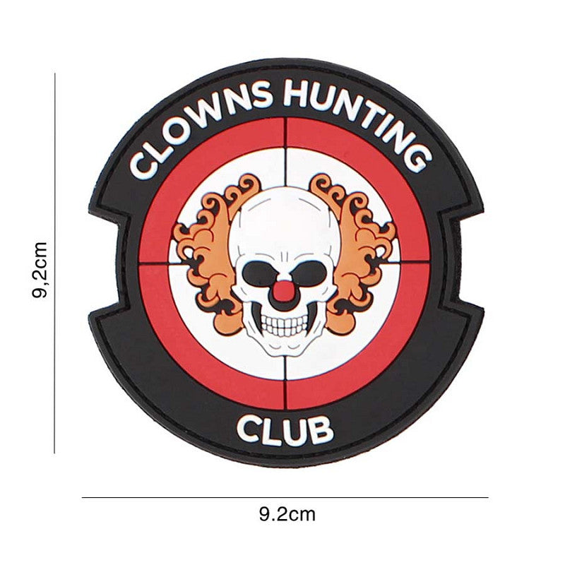 Patch - 3D PVC Clowns Hunting Club red 1