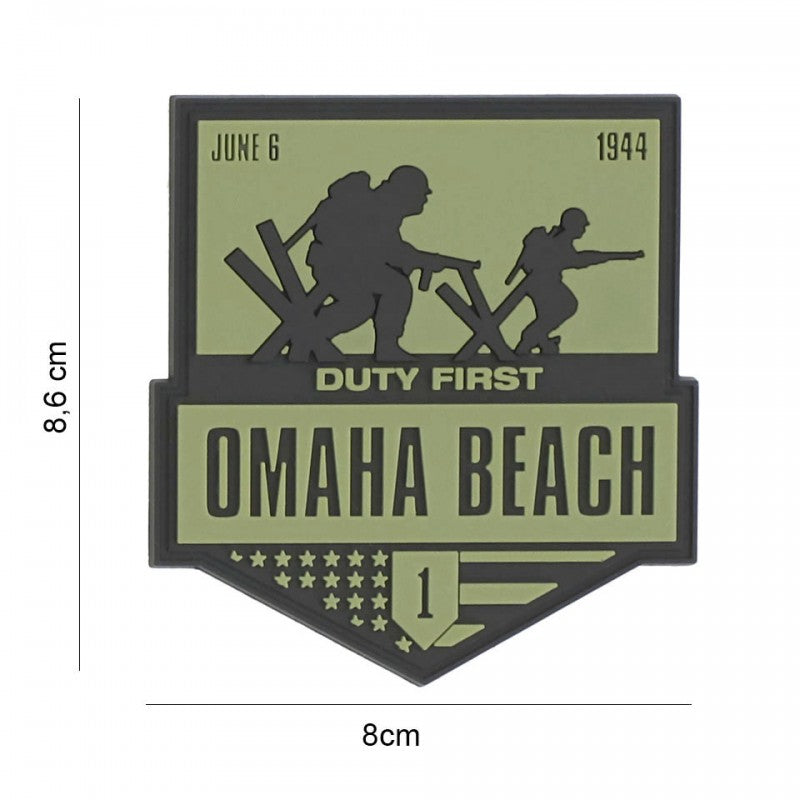 Patch - 3D PVC Omaha Beach 1