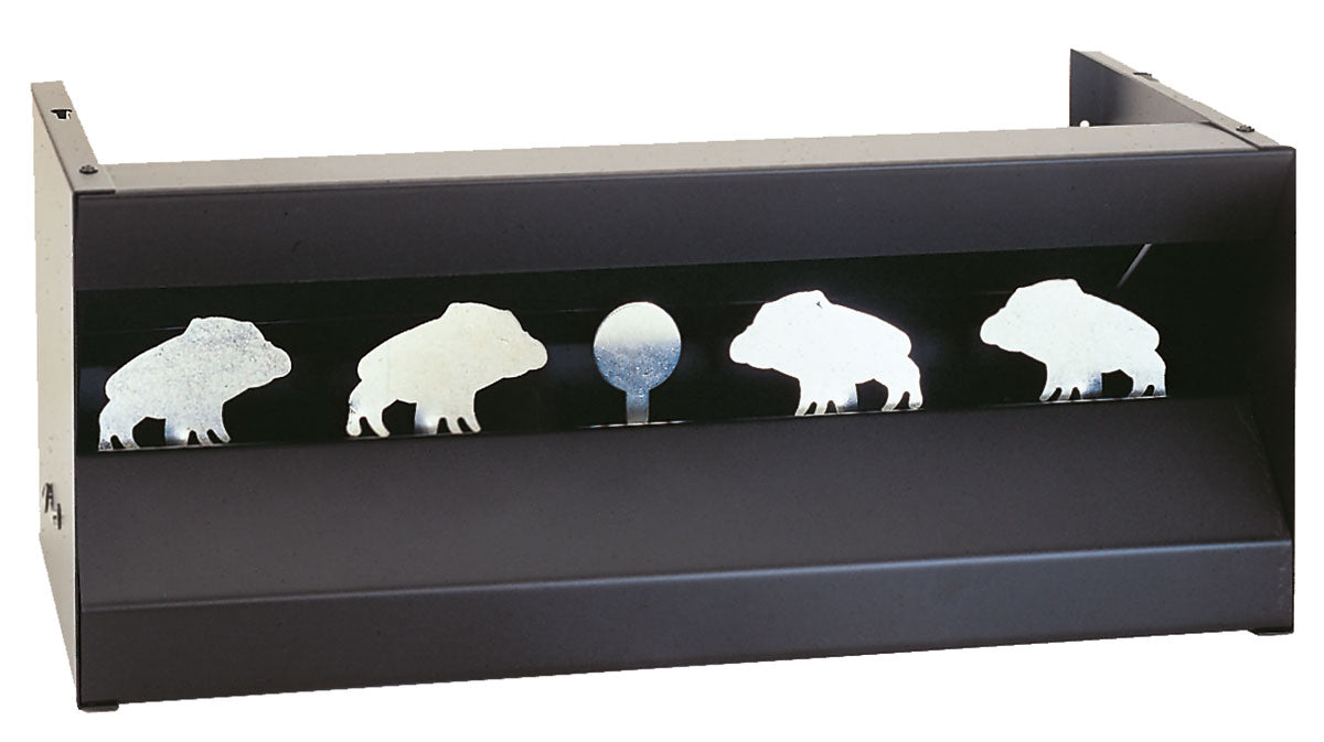 Metal skydekasse i kraftig kvalitet med metal Vildsvin. 1