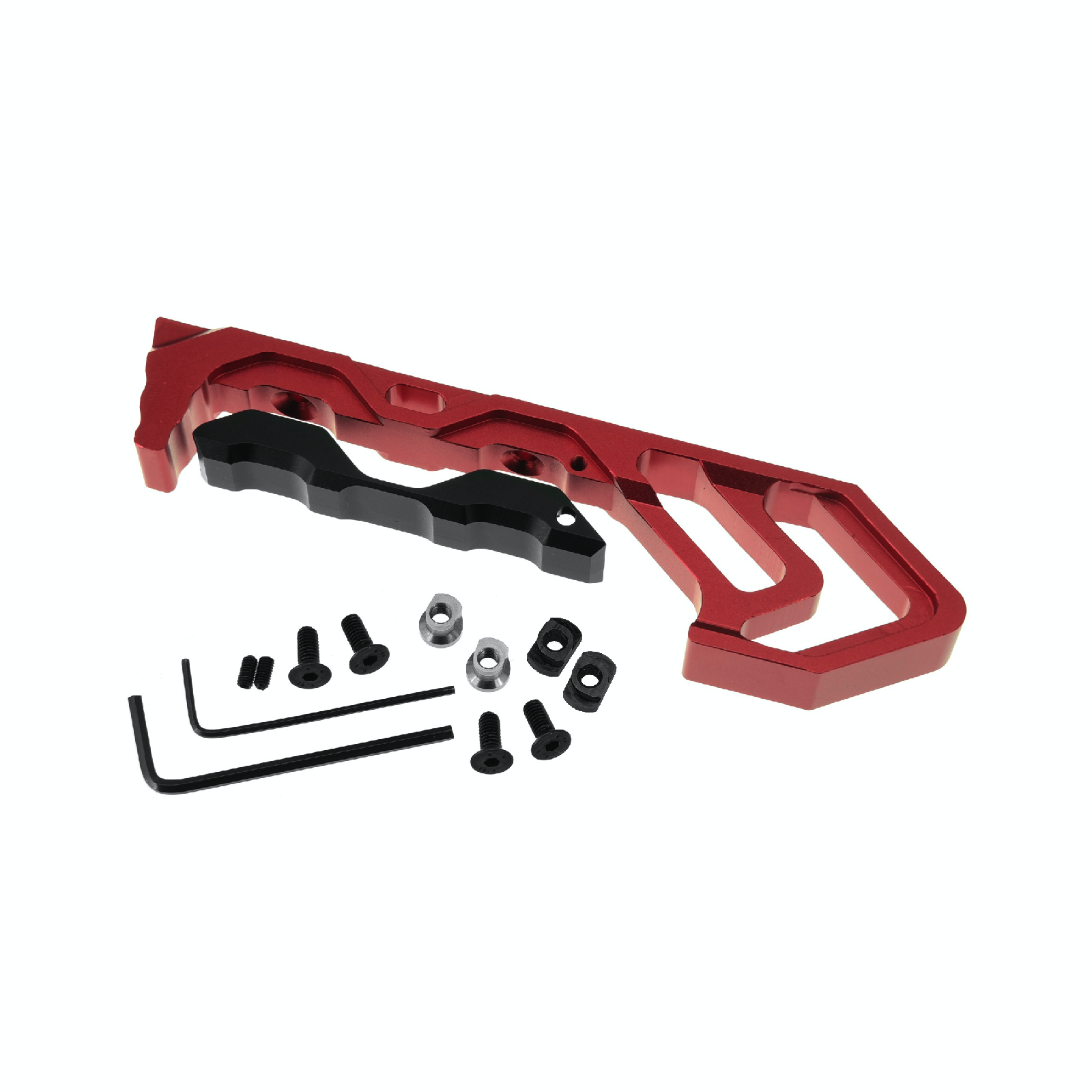 JJ airsoft TD MOD ForeGrip, M-LOK & keymod, Rød 2